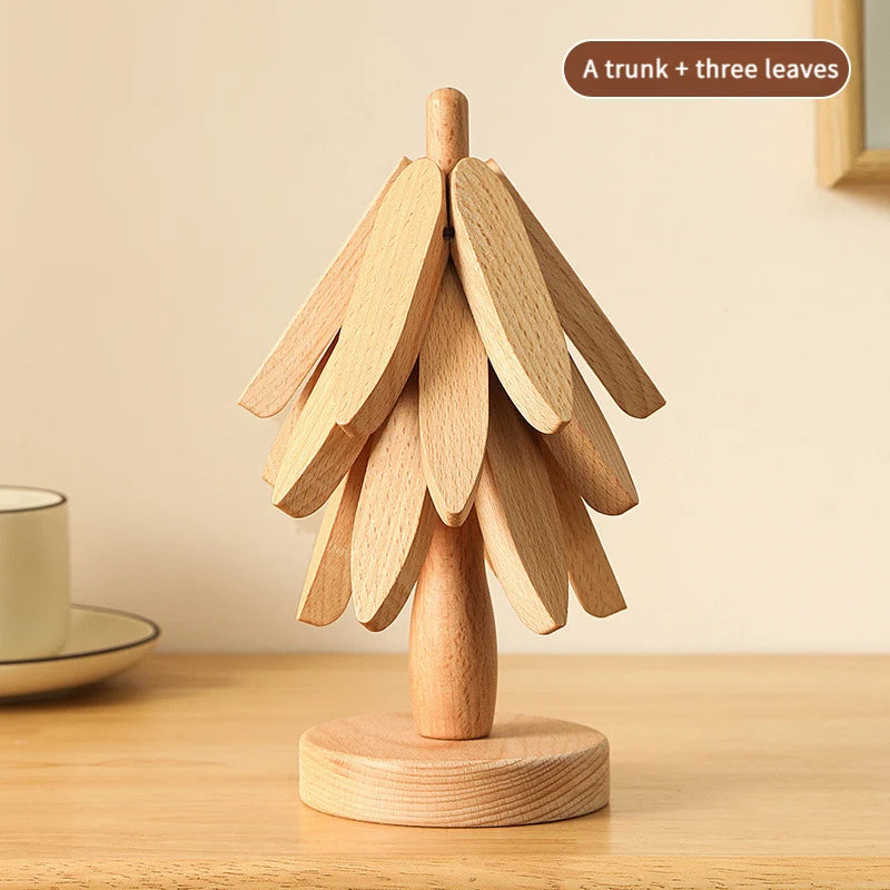 Bamboo Coaster Set 4-Piece