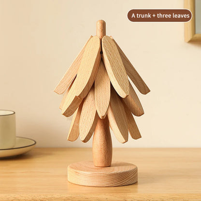 Bamboo Coaster Set 4-Piece