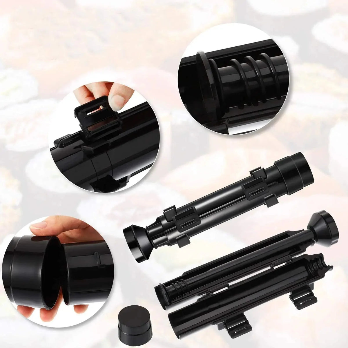 Sushi Bazooka Set with Bamboo Rolling Mat
