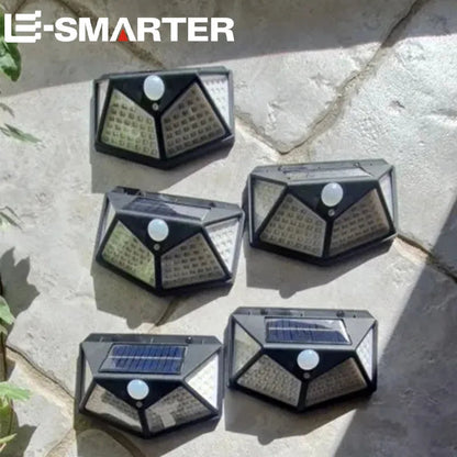 Solar Wall Light Outdoor 100 LED with Motion Sensor