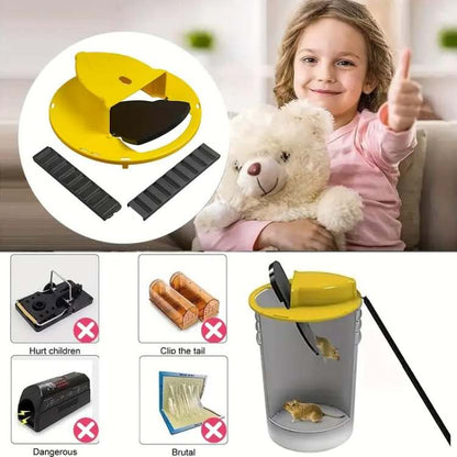 Multi-Catch Mouse Trap with Automatic Tilting Mechanism