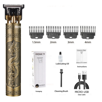 Professional Hair Clipper with Carbon Steel T-Blade