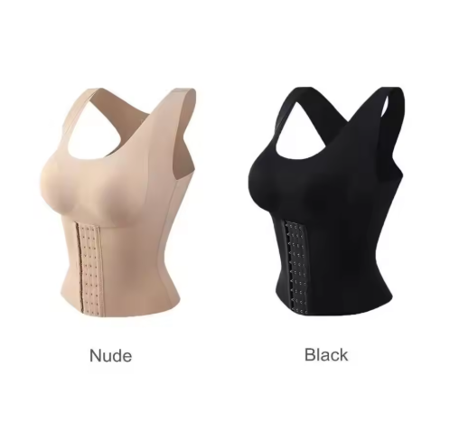 WaistSculpt Push-up Bra with Support Design