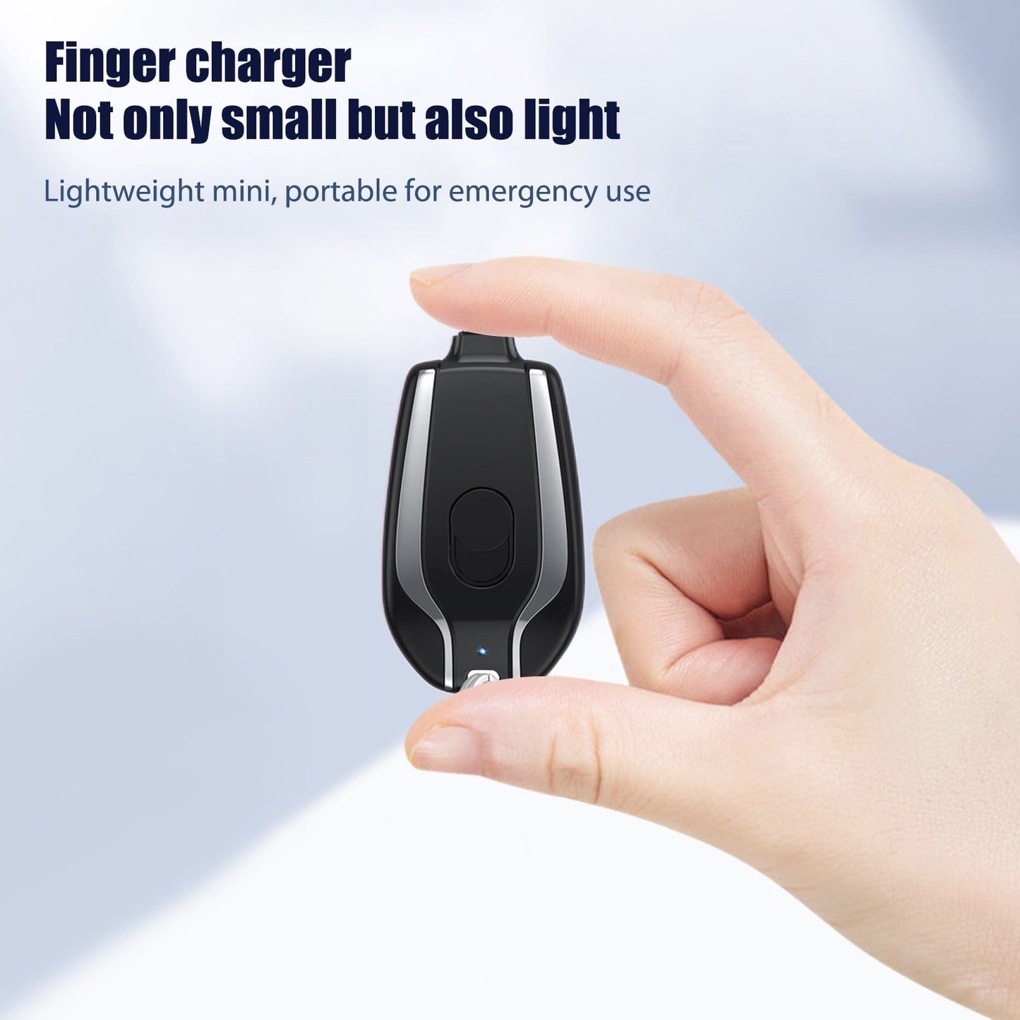 Power Bank Keychain 1500 mAh Waterproof