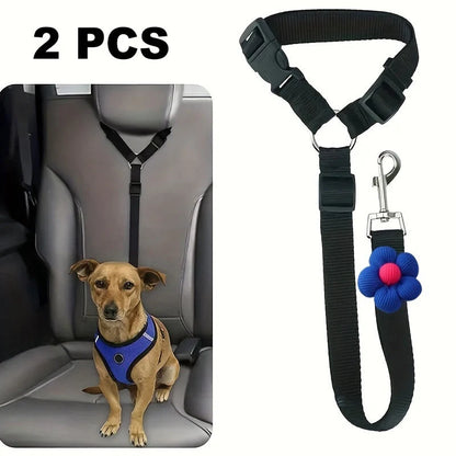 Dog Safety Harness & Leash 2-in-1