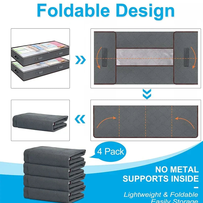 Underbed Storage Bags 90L 2-Piece Set