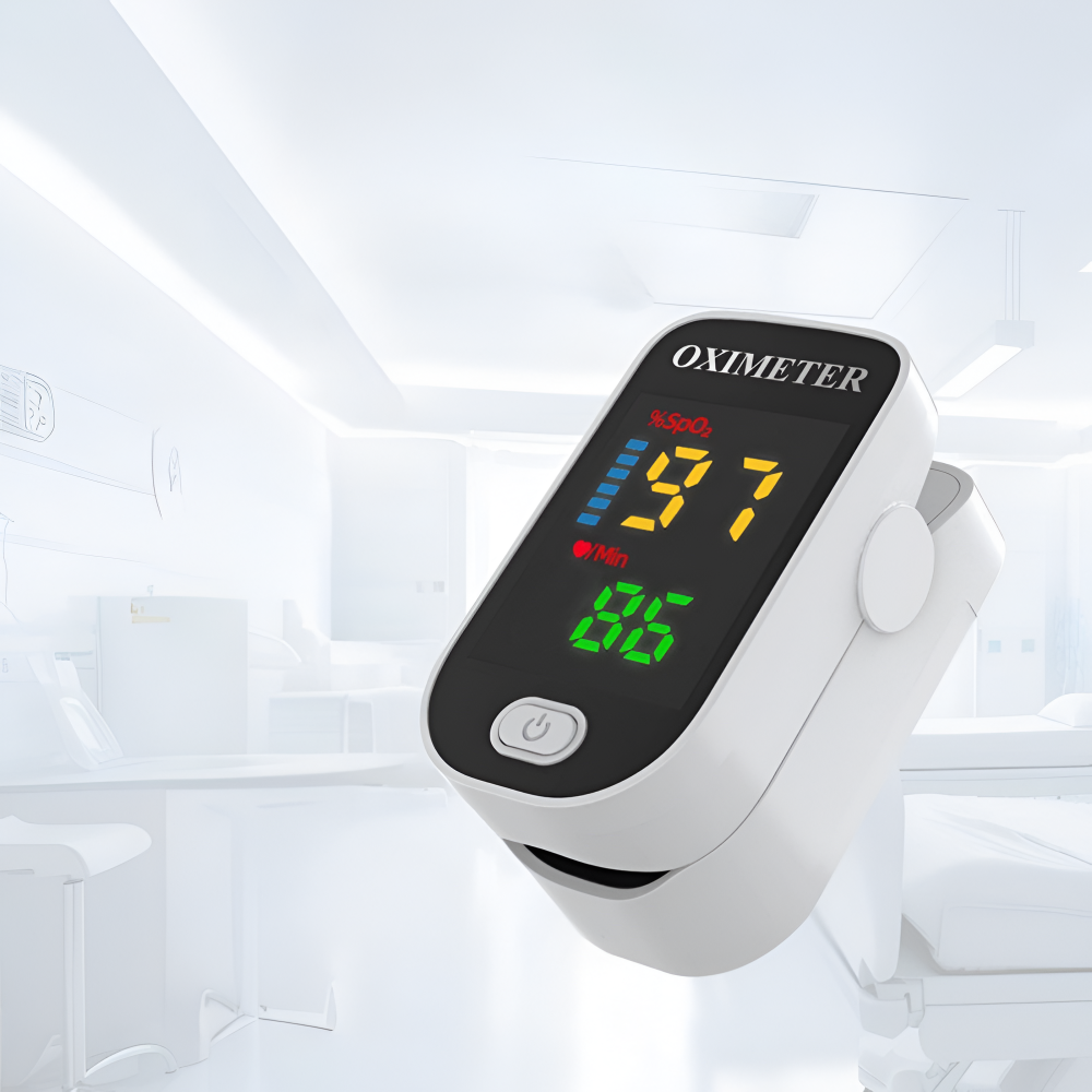 Digital Finger Pulse Oximeter with LED Display
