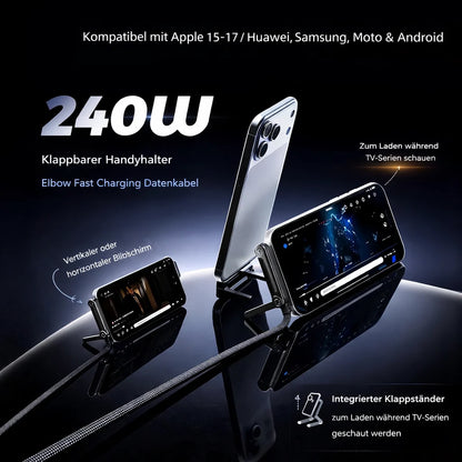 VeloGrip™ Power Cable — Lightning-Fast Charging and Rock-Solid Grip for Boundless Freedom