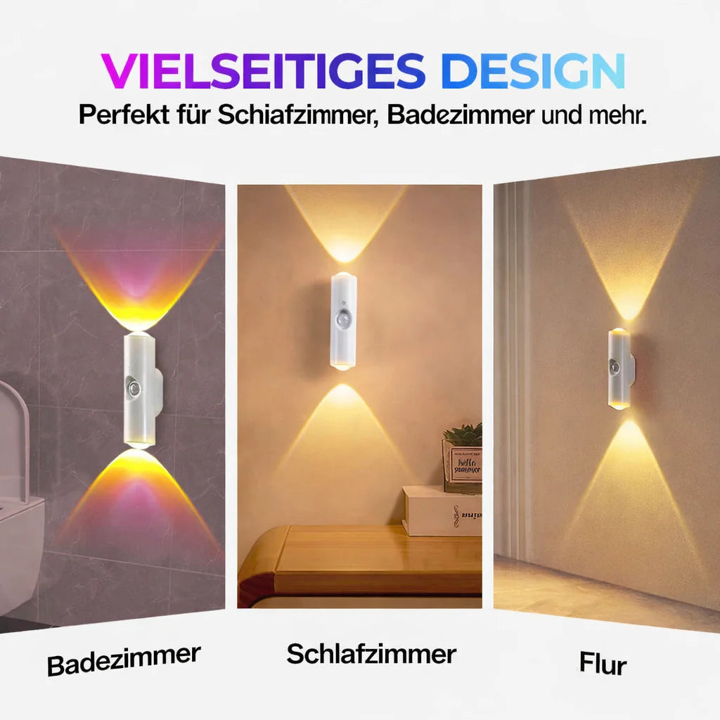GlowAura™ — Transform Dark Rooms into Radiant Comfort Oases with Magical Color Variety and Smart Motion Detection