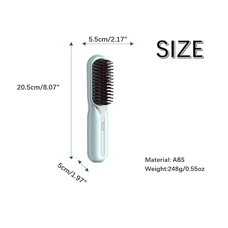 Cordless Hair Styler with Ceramic Brush, Rechargeable
