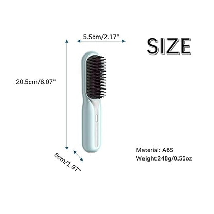Cordless Hair Styler with Ceramic Brush, Rechargeable