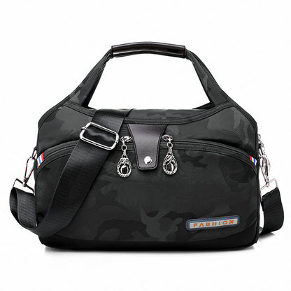 Nylon Crossbody Bag with Anti-Theft Protection