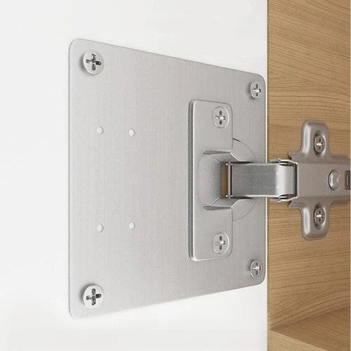 Hinge Plate Repair Set 4-Piece Stainless Steel