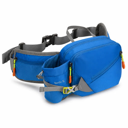 Ultralight Oxford Fabric Hip Bag for Running (with Bottle and Phone Pockets)