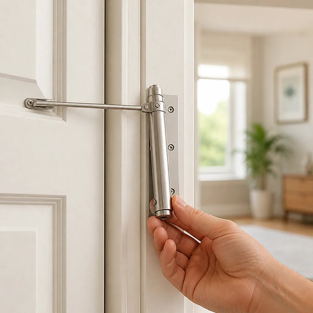 Quiet Stainless Steel Door Dampers with Soft-Close Function