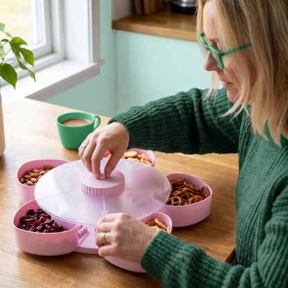 ServeSpin Turntable with Compartments