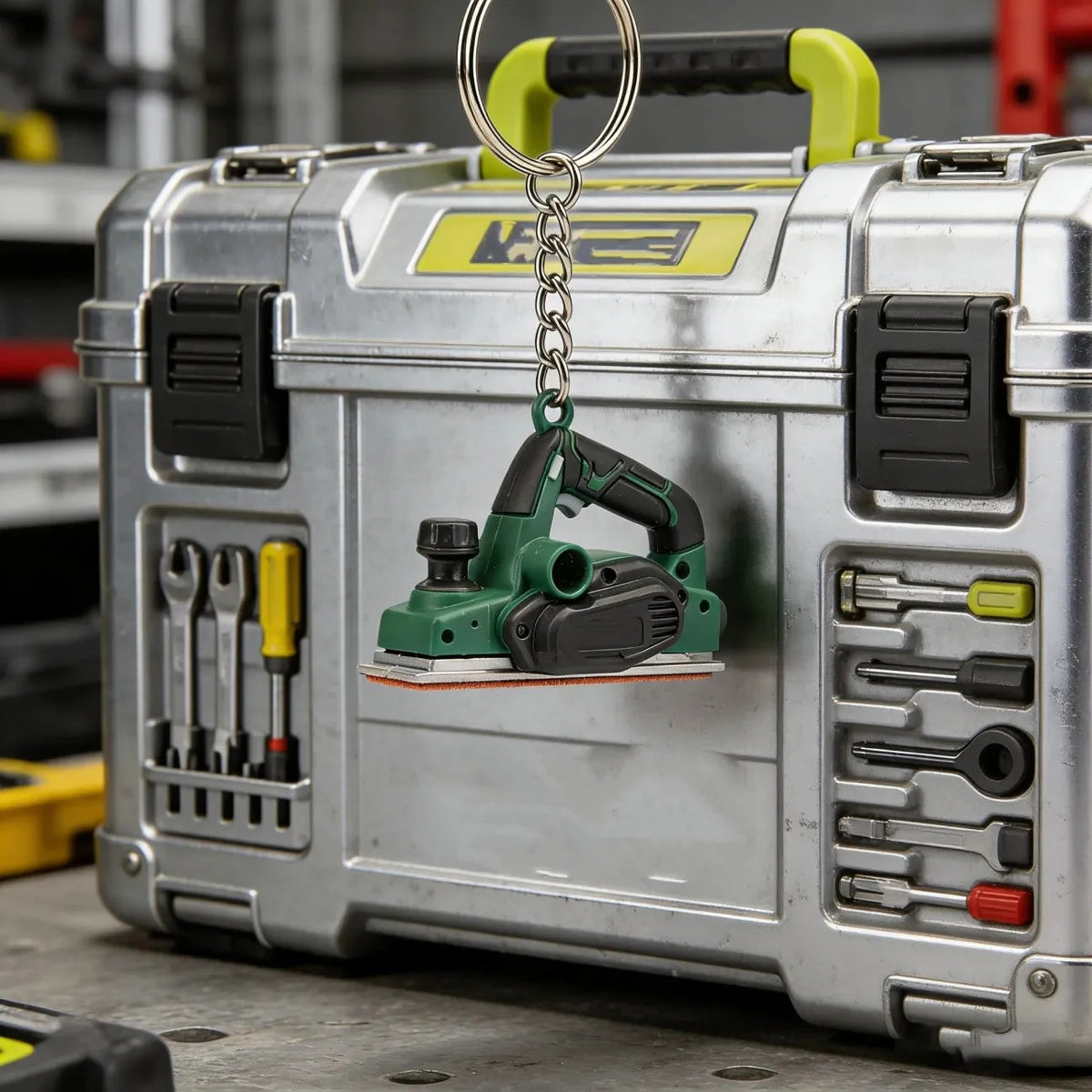 EdgeCraft™ Mini Grinder Keychain — compact, decorative, and always handy