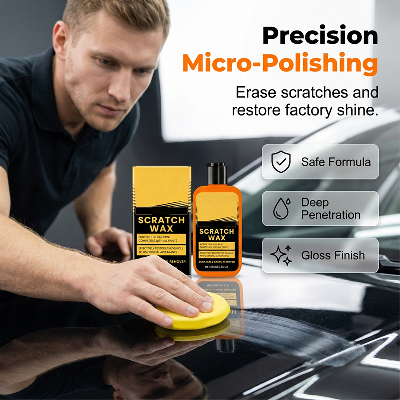Car Scratch Care Paste Set with Sponge & Cloth