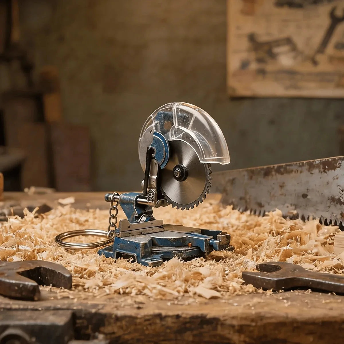 EdgeCraft™ Mini Grinder Keychain — compact, decorative, and always handy