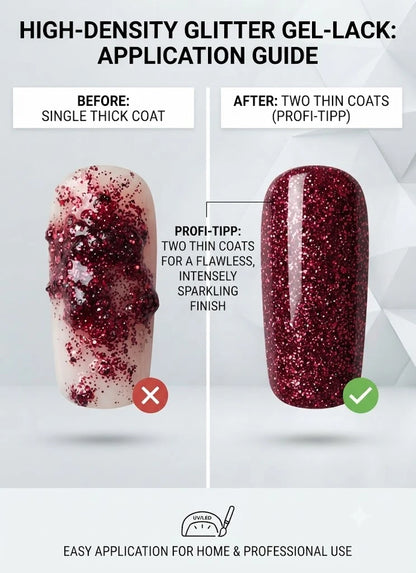 Sparkling Nail Polish High-Density Glitter Gel Polish