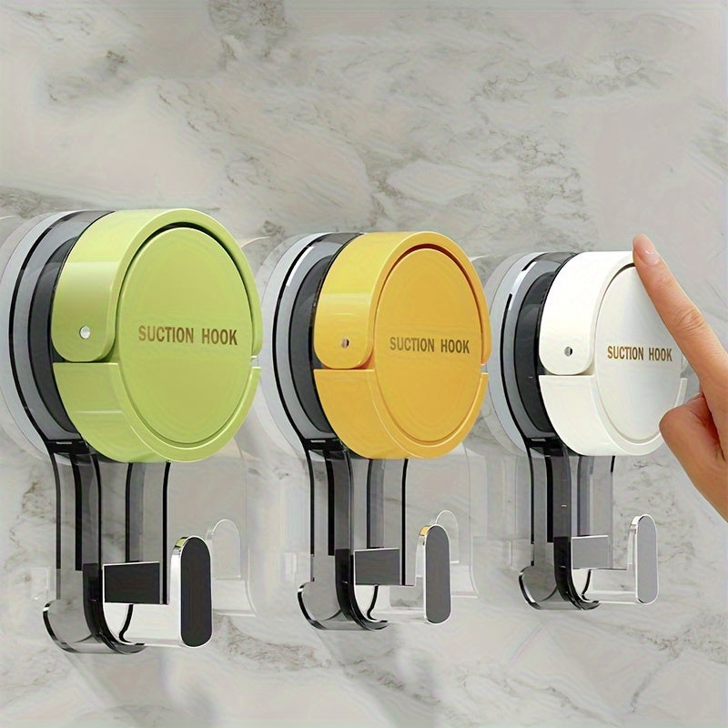 Suction Cup Hooks Set of 3 – No Drilling Required