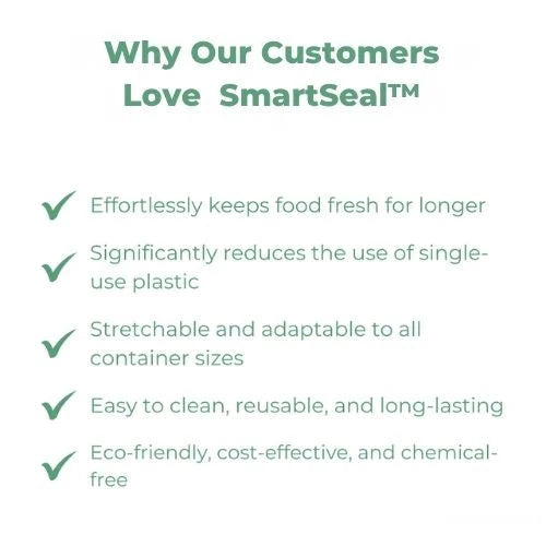 SmartSeal Fresh Keep Lids 100 Pieces BPA-Free