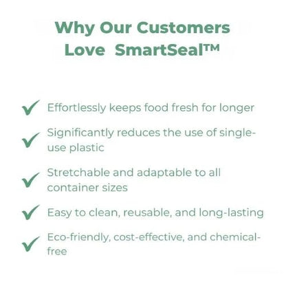 SmartSeal Fresh Keep Lids 100 Pieces BPA-Free