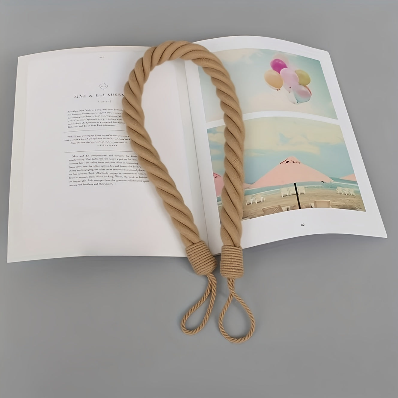 Retro Rope Door Stopper — No Drilling Required