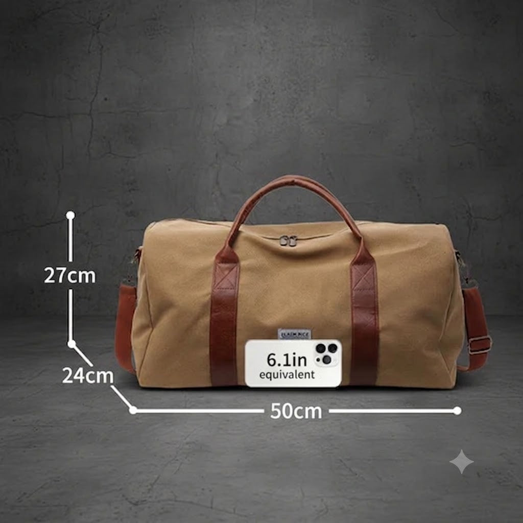 WEEKENDRY Travel Bag – Vintage Canvas Weekender