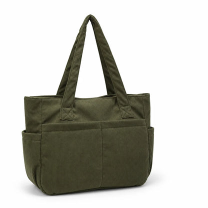 Multi-pocket Shoulder Bag with Easy Cleaning System (Ergonomic Handles)