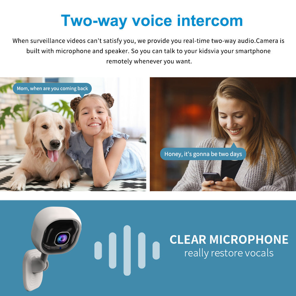 Wireless HD Security Camera with 360° Pan Function