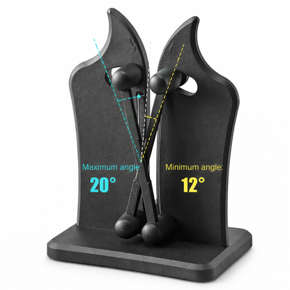Knife sharpener for straight and serrated blades