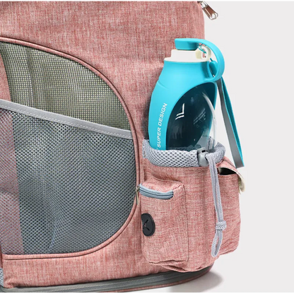 Foldable Pet Carrier Rucksack with Ventilation Window