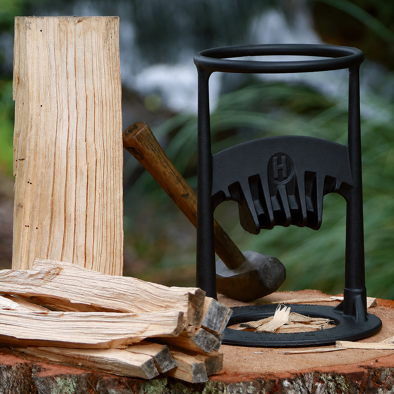 Cast Iron Wood Splitter – Safely Split Firewood