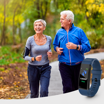 Senior Smartwatch with Heart Rate & Blood Pressure