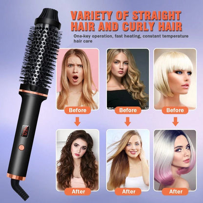 3-in-1 Thermal Curling Brush with Ion Technology