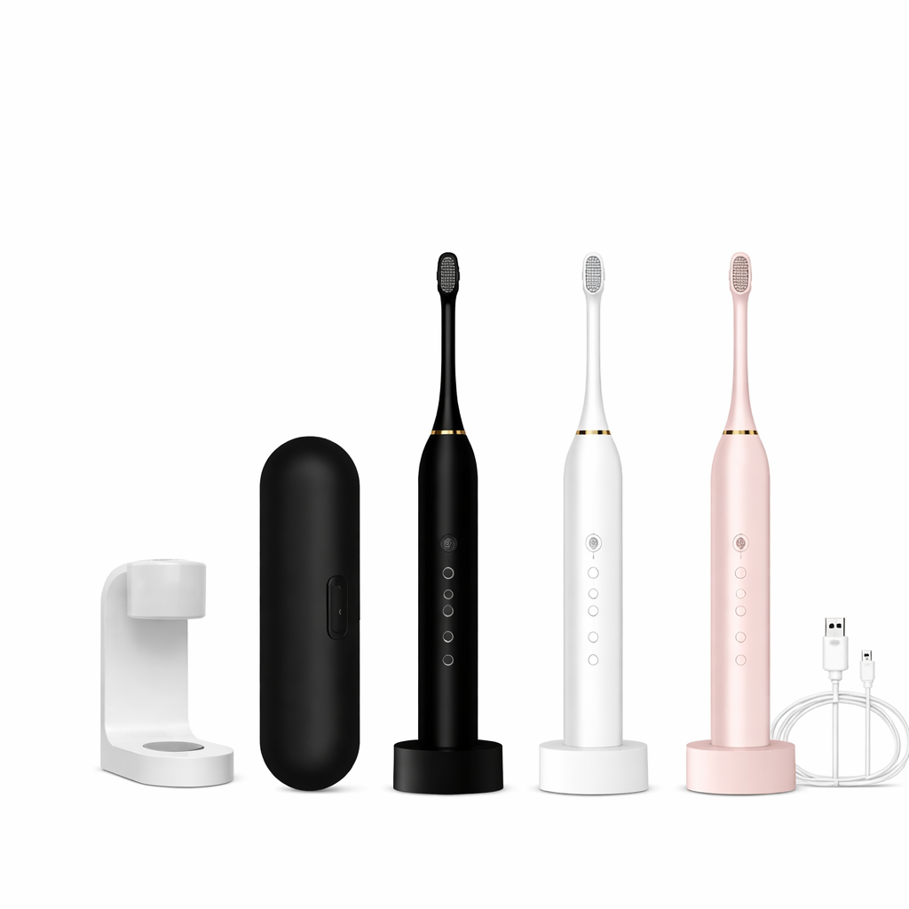 Electric Toothbrush with 6 Cleaning Modes, USB Rechargeable