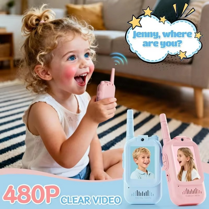 Video Walkie-Talkie for Kids with Live Image 2.4 GHz