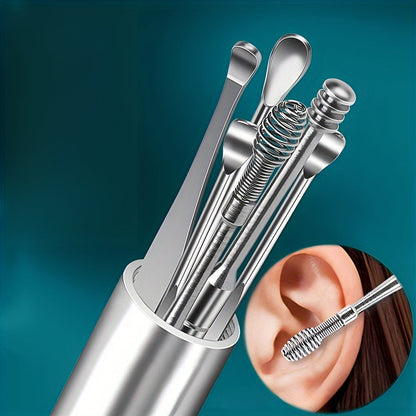 Stainless Steel Ear Cleaning Kit – 6 Pieces