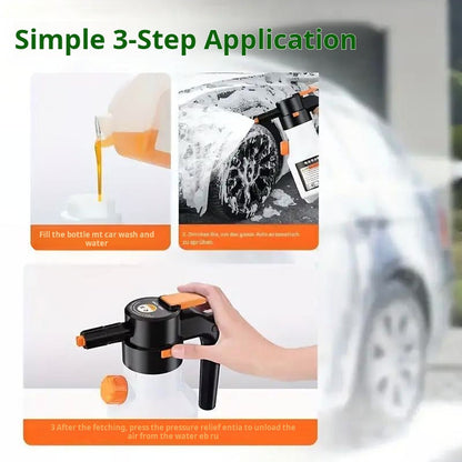 Electric Foam Spray Bottle 2L USB Rechargeable