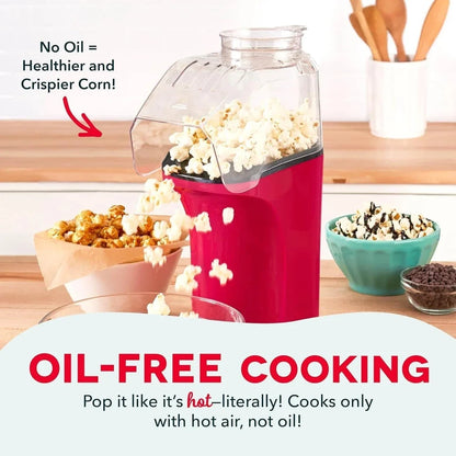 PopNGo™ Hot Air Popcorn Maker Without Oil