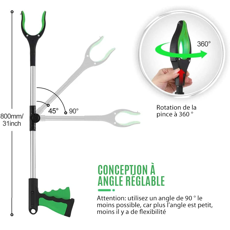 Gripping Tool with Adjustable Angled Arm