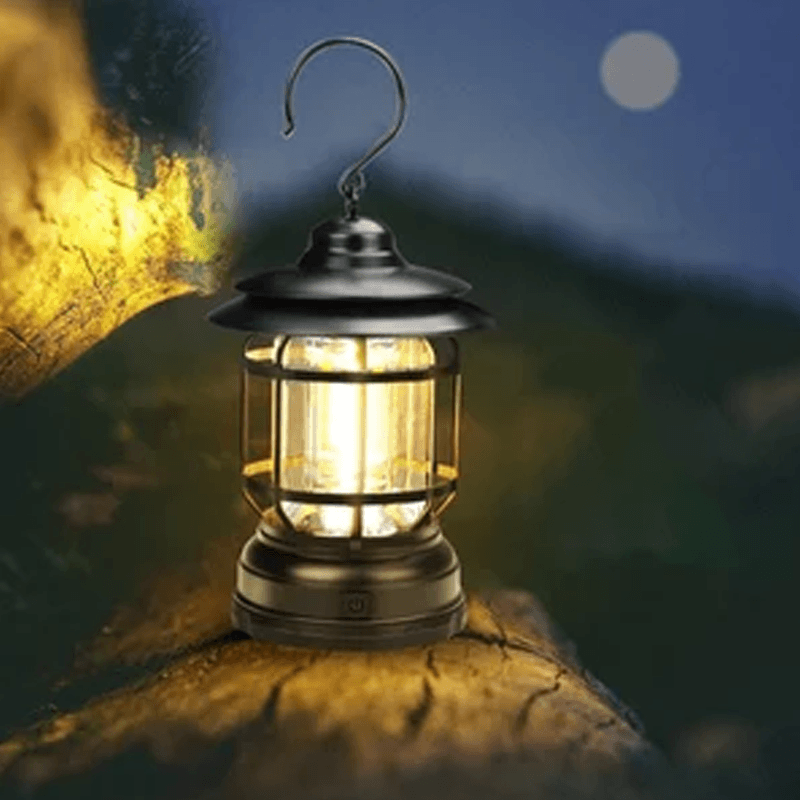 Retro LED Camping Lamp VintageGlow