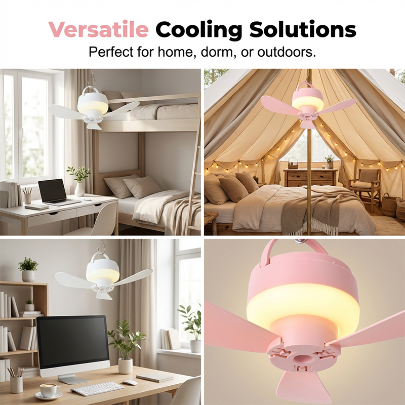 Hanging LED Fan with Night Light
