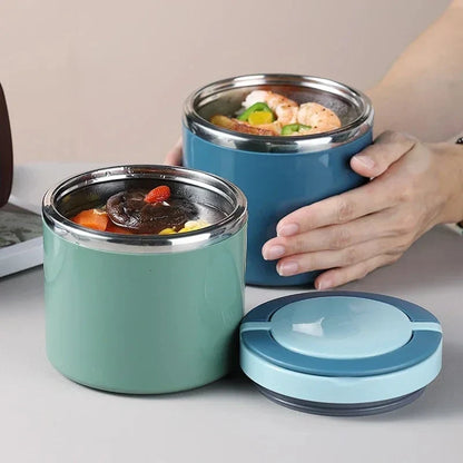 Thermal Lunchbox made of Stainless Steel with Handle – 630 ml & 1000 ml