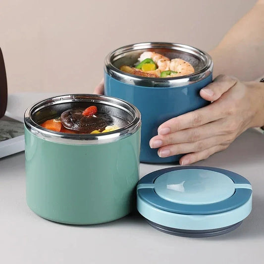 Thermal Lunchbox made of Stainless Steel with Handle – 630 ml & 1000 ml