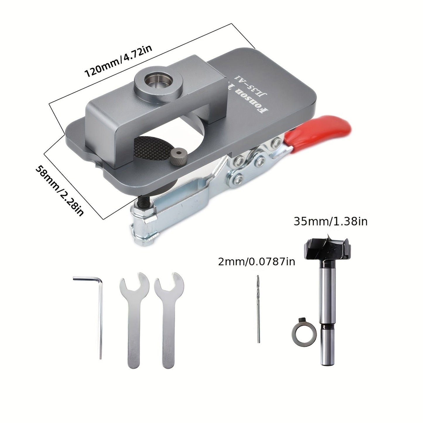 35 mm Cup Hinge Drilling Template