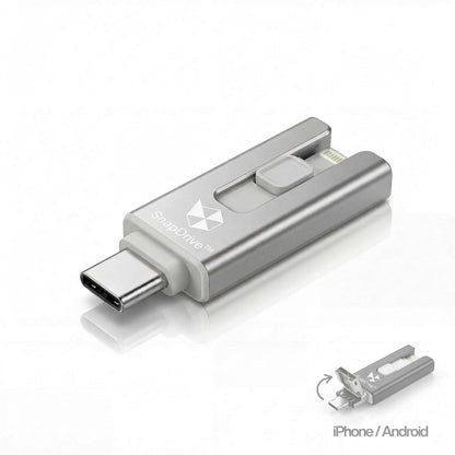SnapDrive 4-in-1 Mobile Flash Drive for Smartphones