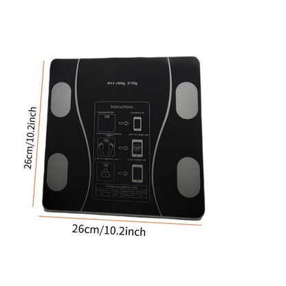 Body Fat Scale 26×26 cm with App