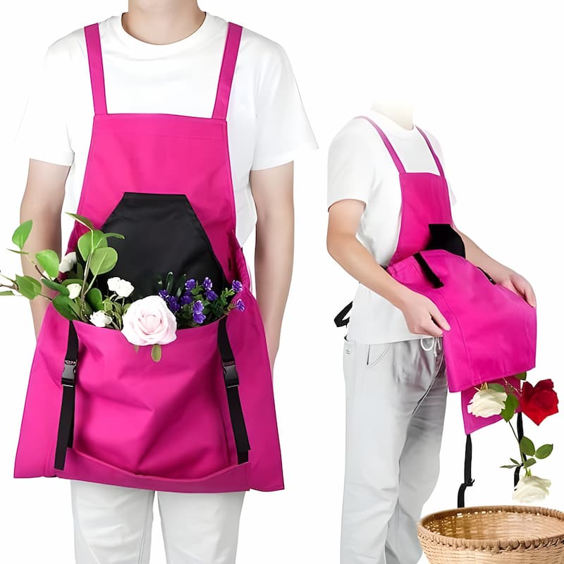 Garden Harvest Apron with Kangaroo Pocket